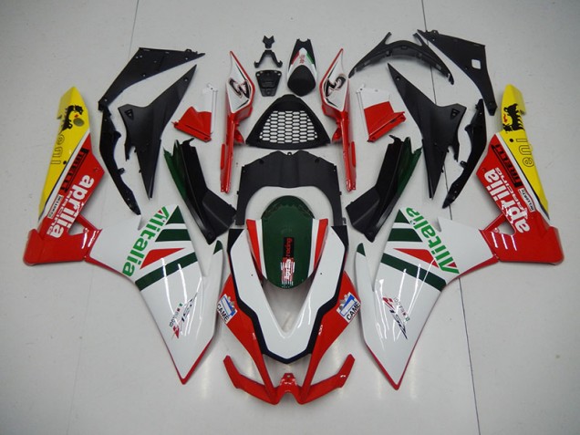 Carénage Moto Aprilia RSV4 2009-2015 - Blanc Rouge Alitalia Carénage Moto Aprilia RSV4 2009-2015 - Blanc Rouge Alitalia
