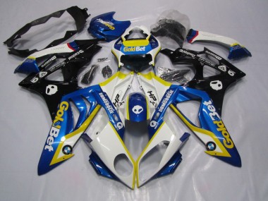 Carénage Moto BMW S1000RR 2009-2014 - Bleu Blanc GoldBet