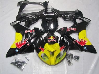 Carénage Moto BMW S1000RR 2009-2014 - Jaune Noir Red Bull