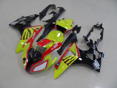 Carénage Moto BMW S1000RR 2009-2014 - Vert Rouge Monster