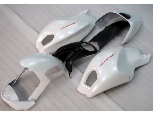 Carénage Moto Ducati Monster 696 2008-2012 - Blanc Rouge Monster Carénage Moto Ducati Monster 696 2008-2012 - Blanc Rouge Monster