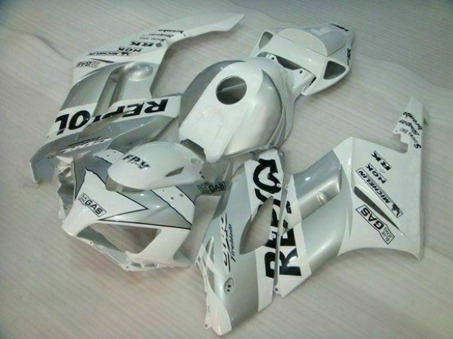 Carénage Moto Honda CBR 1000 RR 2004-2005 - Argent Blanc Repsol