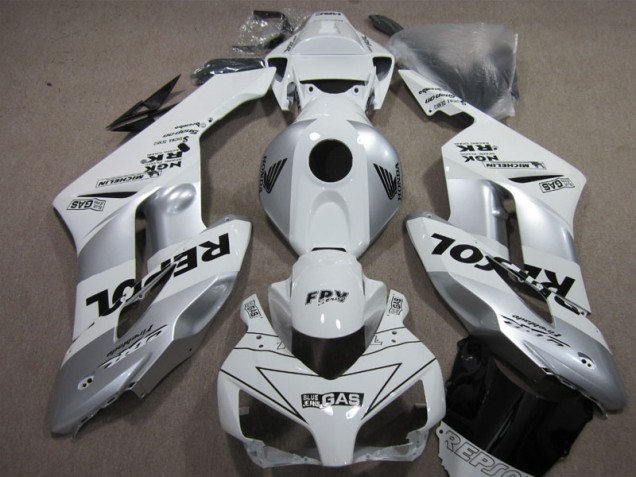 Carénage Moto Honda CBR 1000 RR 2004-2005 - Argent Repsol Carénage Moto Honda CBR 1000 RR 2004-2005 - Argent Repsol