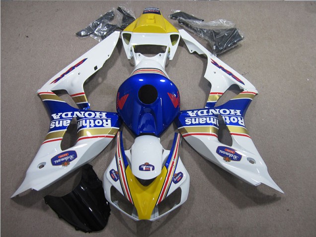 Carénage Moto Honda CBR 1000 RR 2006-2007 - Blanc Bleu Rothmans Carénage Moto Honda CBR 1000 RR 2006-2007 - Blanc Bleu Rothmans