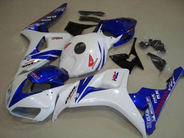 Carénage Moto Honda CBR 1000 RR 2006-2007 - Blanc et Bleu