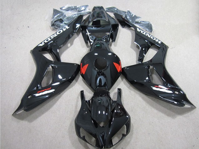 Carénage Moto Honda CBR 1000 RR 2006-2007 - Noir Rouge Fireblade Décalque