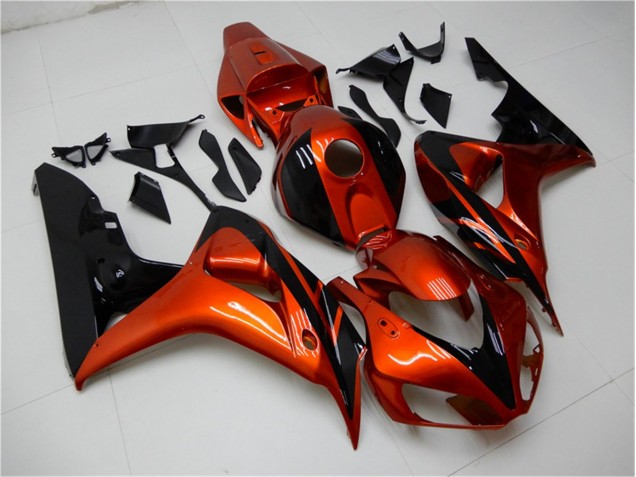 Carénage Moto Honda CBR 1000 RR 2006-2007 - Orange Noir