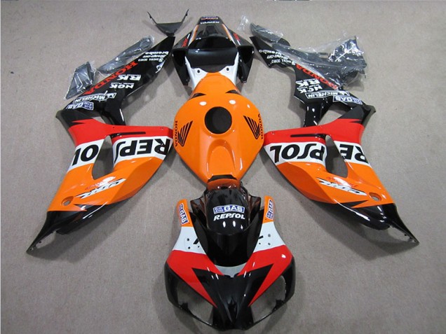 Carénage Moto Honda CBR 1000 RR 2006-2007 - Orange Repsol Carénage Moto Honda CBR 1000 RR 2006-2007 - Orange Repsol