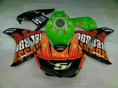 Carénage Moto Honda CBR 1000 RR 2008-2011 - Vert Orange