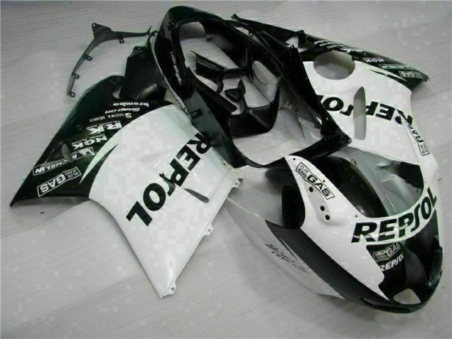 Carénage Moto Honda CBR 1100 XX 1996-2007 - Blanc Noir Repsol Carénage Moto Honda CBR 1100 XX 1996-2007 - Blanc Noir Repsol