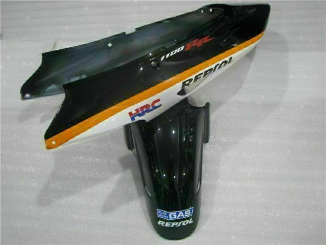 Carénage Moto Honda CBR 1100 XX 1996-2007 - Orange Repsol Carénage Moto Honda CBR 1100 XX 1996-2007 - Orange Repsol