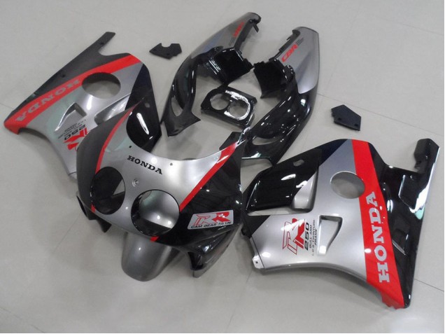 Carénage Moto Honda CBR 250 RR MC22 1991-1998 - Argent Noir Rouge