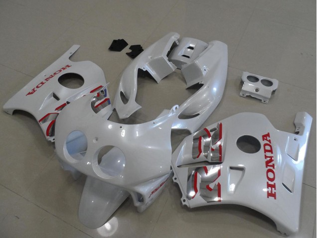Carénage Moto Honda CBR 250 RR MC22 1991-1998 - Blanc Nacré Rouge