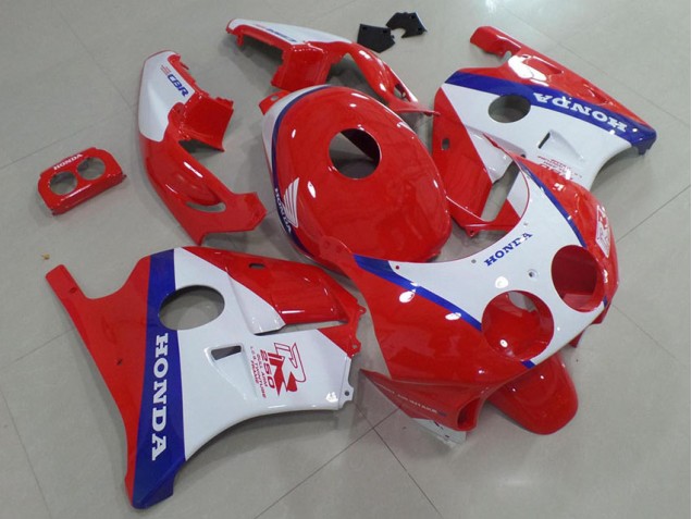 Carénage Moto Honda CBR 250 RR MC22 1991-1998 - Bleu Rouge Blanc Carénage Moto Honda CBR 250 RR MC22 1991-1998 - Bleu Rouge Blanc