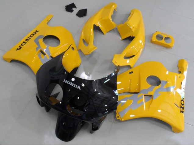 Carénage Moto Honda CBR 250 RR MC22 1991-1998 - Jaune Noir Carénage Moto Honda CBR 250 RR MC22 1991-1998 - Jaune Noir