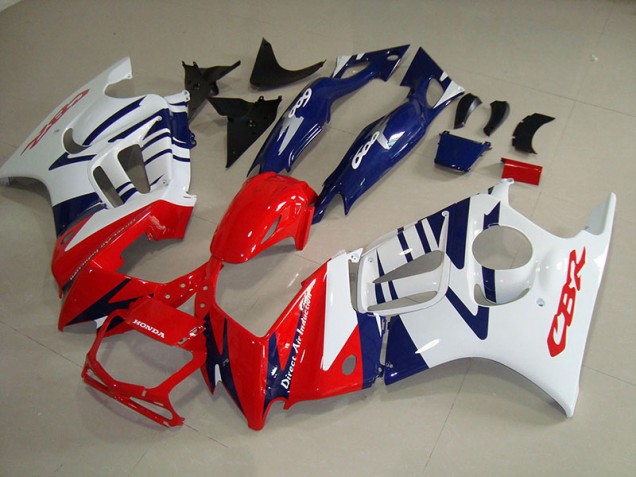 Carénage Moto Honda CBR 600 F3 1995-1998 - Blanc Rouge Bleu Carénage Moto Honda CBR 600 F3 1995-1998 - Blanc Rouge Bleu