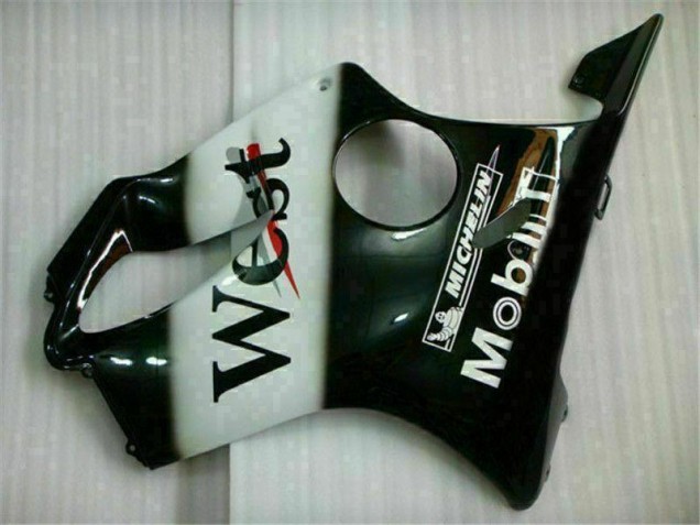 Carénage Moto Honda CBR 600 F4i 2001-2003 - Blanc Noir West Carénage Moto Honda CBR 600 F4i 2001-2003 - Blanc Noir West