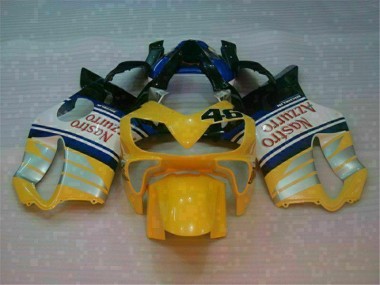 Carénage Moto Honda CBR 600 F4i 2001-2003 - Jaune Argent Nastro Azzurro