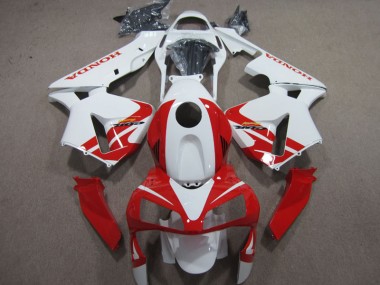 Carénage Moto Honda CBR 600 RR 2003-2004 - Blanc Rouge