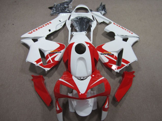 Carénage Moto Honda CBR 600 RR 2003-2004 - Blanc Rouge Carénage Moto Honda CBR 600 RR 2003-2004 - Blanc Rouge
