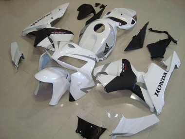 Carénage Moto Honda CBR 600 RR 2005-2006 - Blanc Nacré Noir Mat