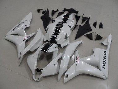 Carénage Moto Honda CBR 600 RR 2007-2008 - Blanc Nacré avec Noir Bande