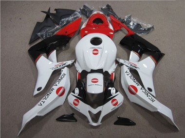 Carénage Moto Honda CBR 600 RR 2007-2008 - Rouge Blanc Noir Konica Minolta