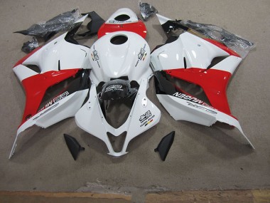 Carénage Moto Honda CBR 600 RR 2009-2012 - Blanc Rouge
