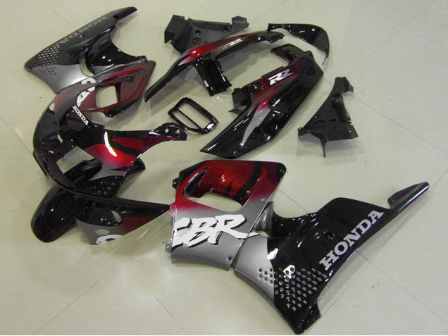 Carénage Moto Honda CBR 900 RR 893 1996-1997 - Rouge Noir Argent