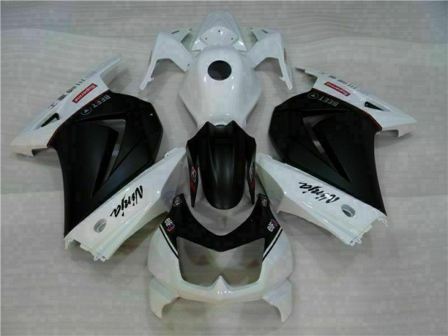 Carénage Moto Kawasaki EX250 2008-2012 - Blanc Noir Ninja Carénage Moto Kawasaki EX250 2008-2012 - Blanc Noir Ninja