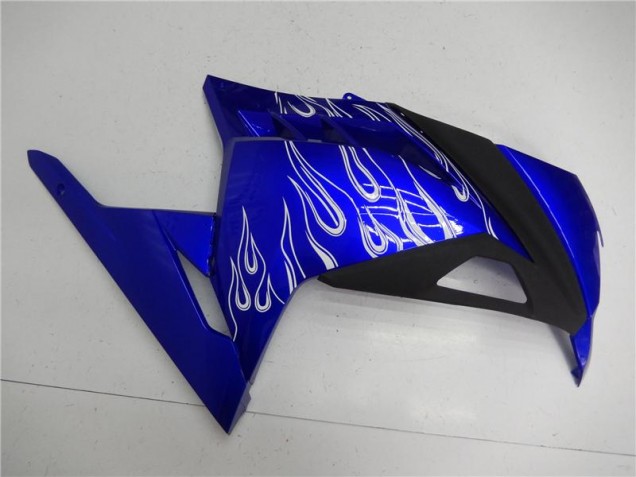 Carénage Moto Kawasaki EX300 2013-2016 - Bleu Blanc Noir Carénage Moto Kawasaki EX300 2013-2016 - Bleu Blanc Noir