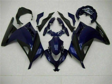 Carénage Moto Kawasaki EX300 2013-2016 - Bleu Noir