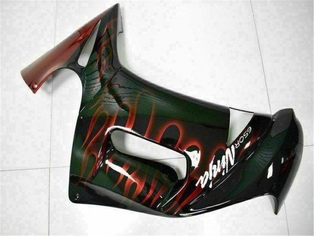 Carénage Moto Kawasaki EX650 2006-2008 - Rouge Flamme Carénage Moto Kawasaki EX650 2006-2008 - Rouge Flamme