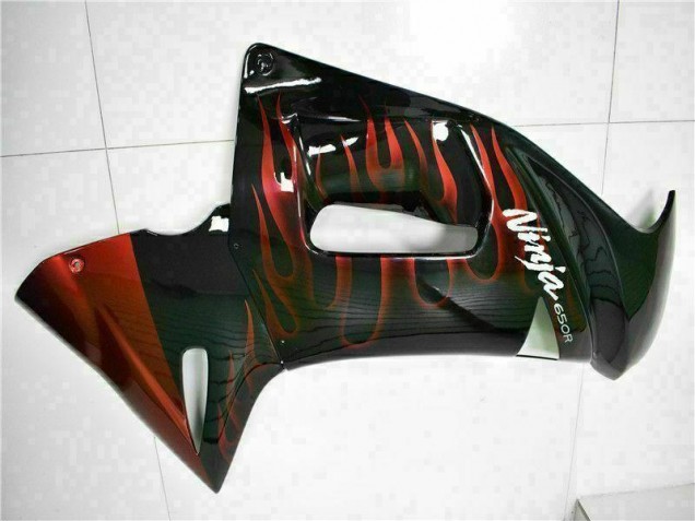 Carénage Moto Kawasaki EX650 2006-2008 - Rouge Flamme Carénage Moto Kawasaki EX650 2006-2008 - Rouge Flamme