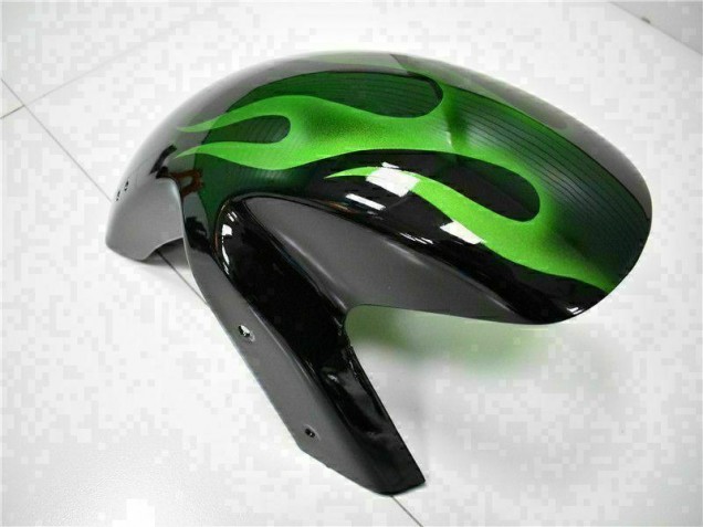Carénage Moto Kawasaki EX650 2006-2008 - Vert Flamme Carénage Moto Kawasaki EX650 2006-2008 - Vert Flamme