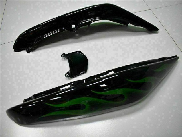 Carénage Moto Kawasaki EX650 2006-2008 - Vert Flamme Carénage Moto Kawasaki EX650 2006-2008 - Vert Flamme