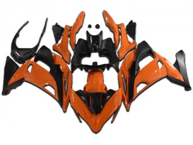 Carénage Moto Kawasaki EX650 2017-2019 - Orange Noir