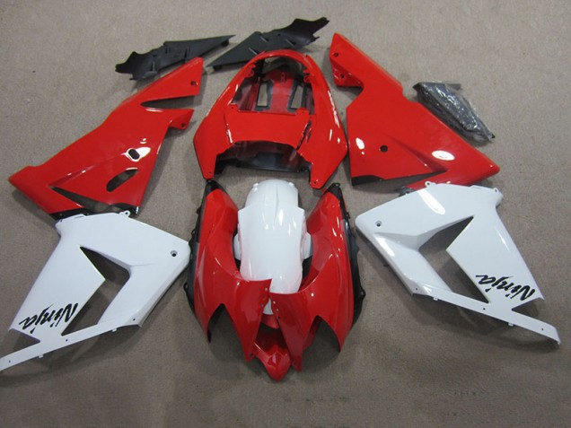 Carénage Moto Kawasaki ZX10R 2003-2005 - Rouge Blanc Ninja Carénage Moto Kawasaki ZX10R 2003-2005 - Rouge Blanc Ninja