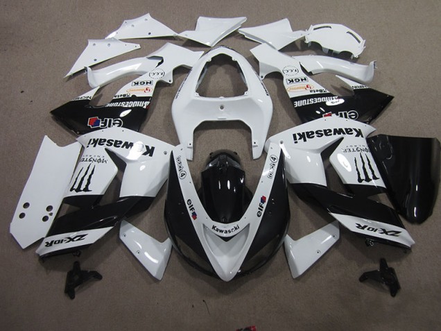 Carénage Moto Kawasaki ZX10R 2006-2007 - Blanc Touch4 Monster Carénage Moto Kawasaki ZX10R 2006-2007 - Blanc Touch4 Monster