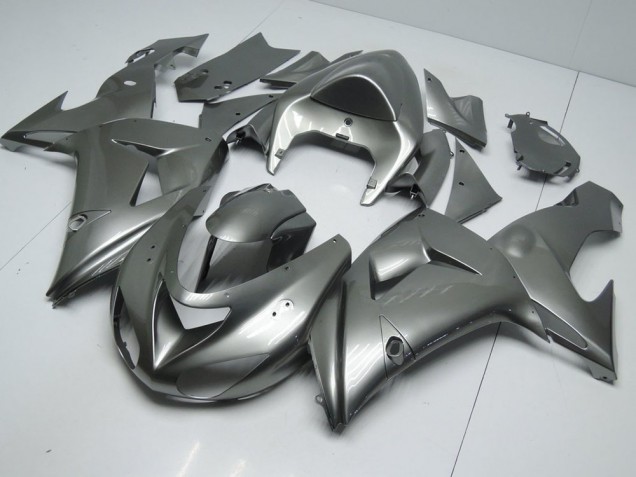 Carénage Moto Kawasaki ZX10R 2006-2007 - Brillant Gris Carénage Moto Kawasaki ZX10R 2006-2007 - Brillant Gris