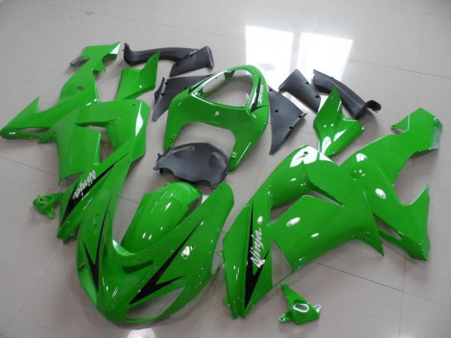 Carénage Moto Kawasaki ZX10R 2006-2007 - Vert Noir Arrow