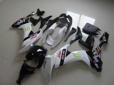 Carénage Moto Kawasaki ZX10R 2008-2010 - Blanc Monster