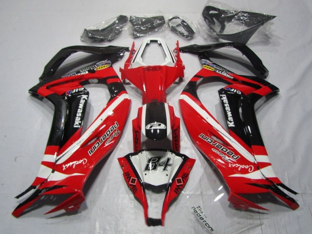 Carénage Moto Kawasaki ZX10R 2011-2015 - Noir Rouge 84 Carénage Moto Kawasaki ZX10R 2011-2015 - Noir Rouge 84