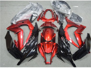 Carénage Moto Kawasaki ZX10R 2011-2015 - Noir Rouge