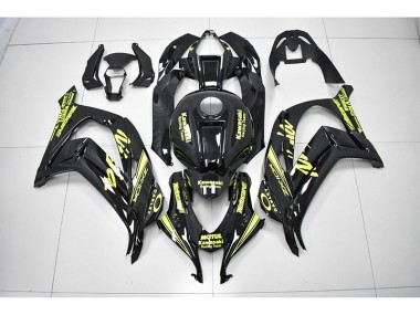 Carénage Moto Kawasaki ZX10R 2016-2019 - Noir Jaune Courses Ninja