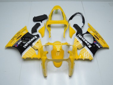 Carénage Moto Kawasaki ZX6R 2000-2002 - Jaune Arrow