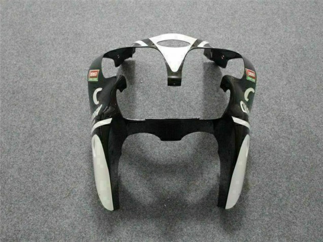 Carénage Moto Kawasaki ZX6R 2000-2002 - Noir Blanc Eurobet Carénage Moto Kawasaki ZX6R 2000-2002 - Noir Blanc Eurobet