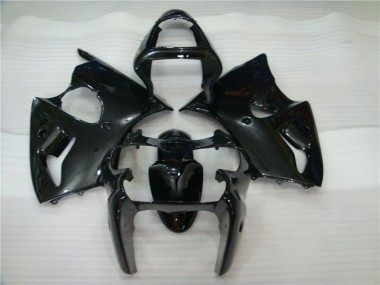 Carénage Moto Kawasaki ZX6R 2000-2002 - Noir Brillant
