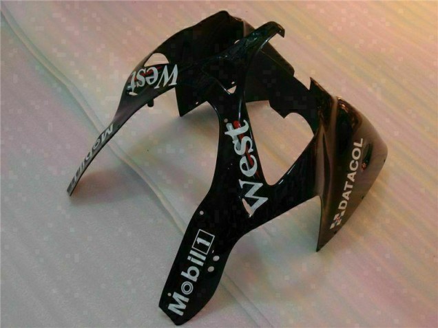 Carénage Moto Kawasaki ZX6R 2000-2002 - Noir West Ninja Carénage Moto Kawasaki ZX6R 2000-2002 - Noir West Ninja
