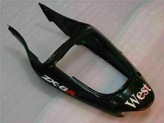 Carénage Moto Kawasaki ZX6R 2000-2002 - Noir West Ninja Carénage Moto Kawasaki ZX6R 2000-2002 - Noir West Ninja